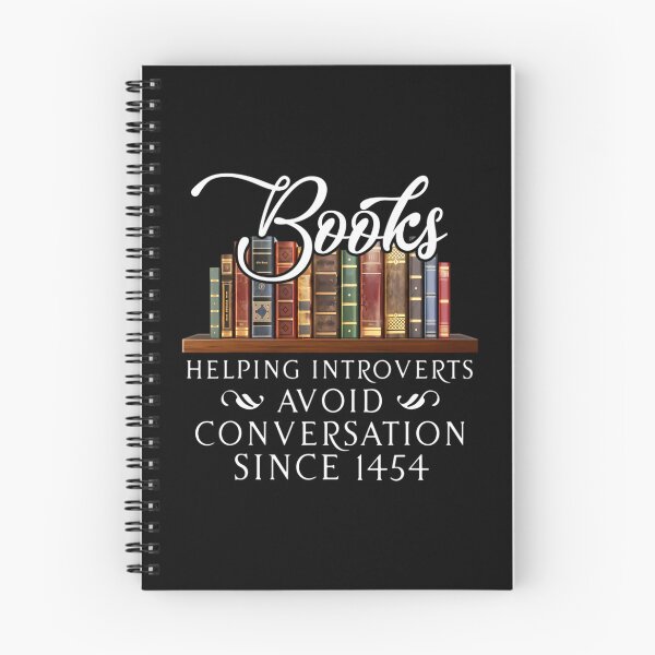 Item preview, Books helping introverts avoid conversation 		 designed and sold by tjiraapuleniu.