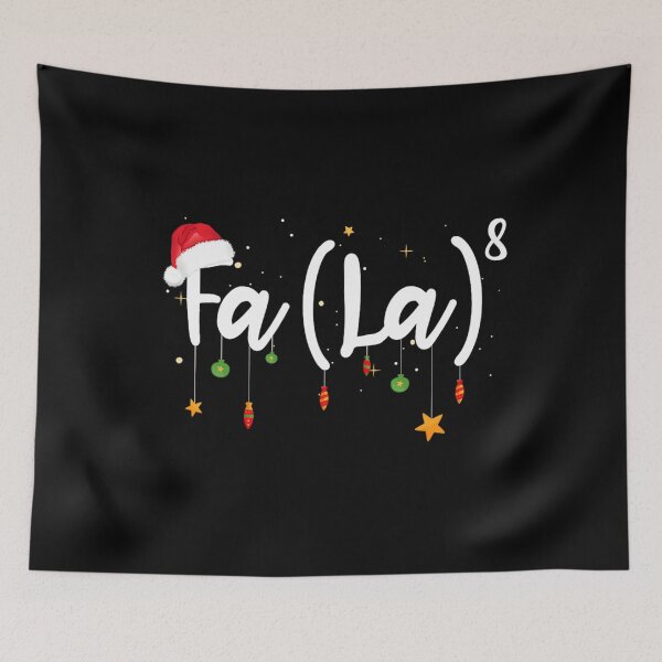 Item preview, FA (LA)8 Funny Christmas Santa Fa La Math 		 designed and sold by zotranahbunb.