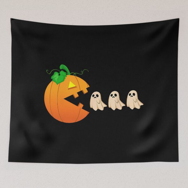 Item preview, Funny Halloween Pumpkin Eating Ghost Gamer 	 Kid 	 	 		 designed and sold by nechbasweatl.