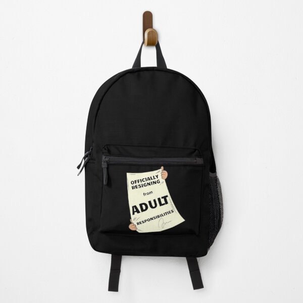 Item preview, Officially Resigning From Adult Responsibilities Text designed and sold by Oommen Studio .