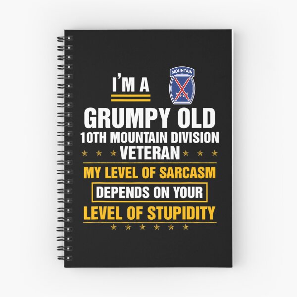 Item preview, Grumpy Old 10th Mountain Division Veteran Day Christmas 		 designed and sold by imolauzawaq.