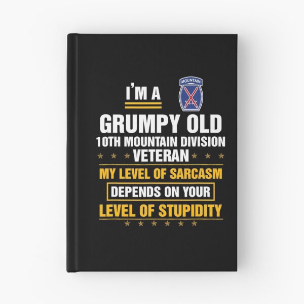 Item preview, Grumpy Old 10th Mountain Division Veteran Day Christmas 		 designed and sold by imolauzawaq.