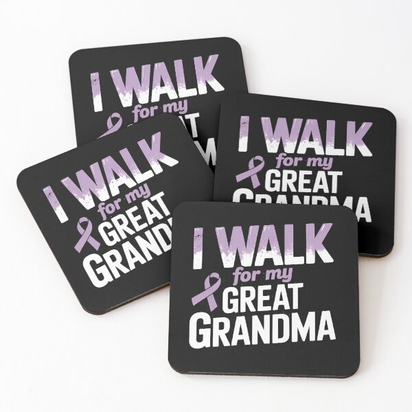 Item preview, Alzheimer's I Walk For My Great Grandma Awareness Pancreatic Cancer designed and sold by papertaless.
