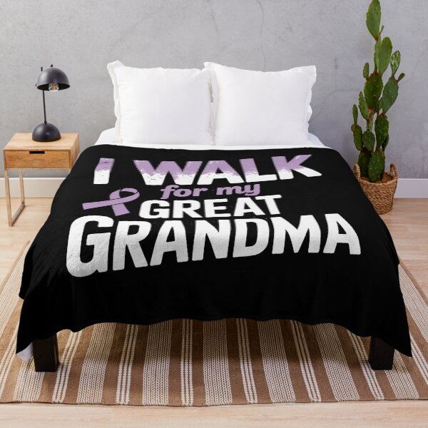 Item preview, Alzheimer's I Walk For My Great Grandma Awareness Pancreatic Cancer designed and sold by papertaless.