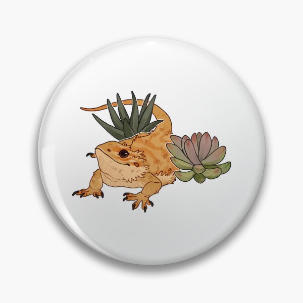 Item preview, Bearded Dragon With Succulents designed and sold by salvadorrojass.