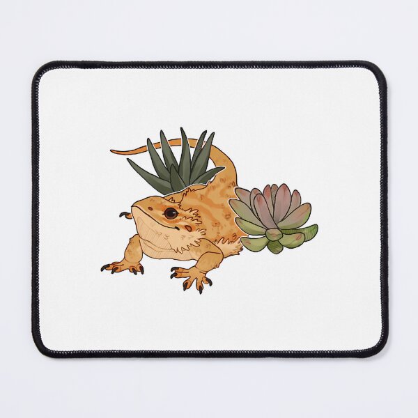 Item preview, Bearded Dragon With Succulents designed and sold by salvadorrojass.