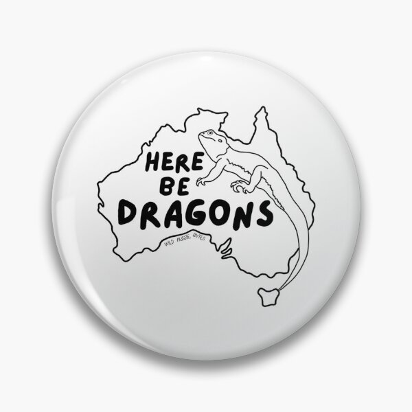 Item preview, Here Be Dragons designed and sold by salvadorrojass.