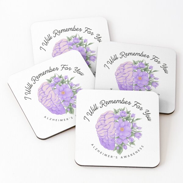 Item preview, Alzheimer's Awareness I Will Remember For You Brain designed and sold by papertaless.