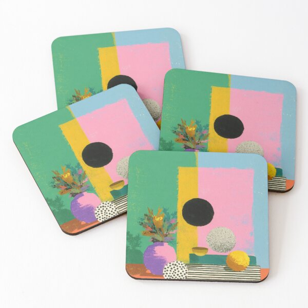 Item preview, Still life with flowers in Matisse Risograph style designed and sold by ArtHouseNiklas.