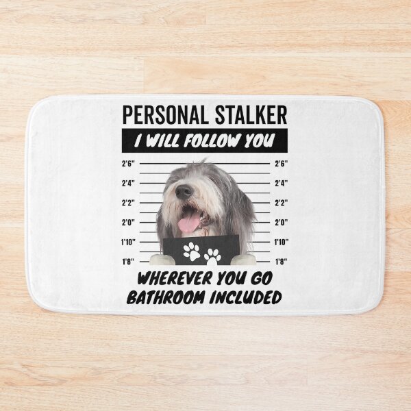 Item preview, Personal Stalker Dog  Blue And White Bearded Collie designed and sold by salvadorrojass.