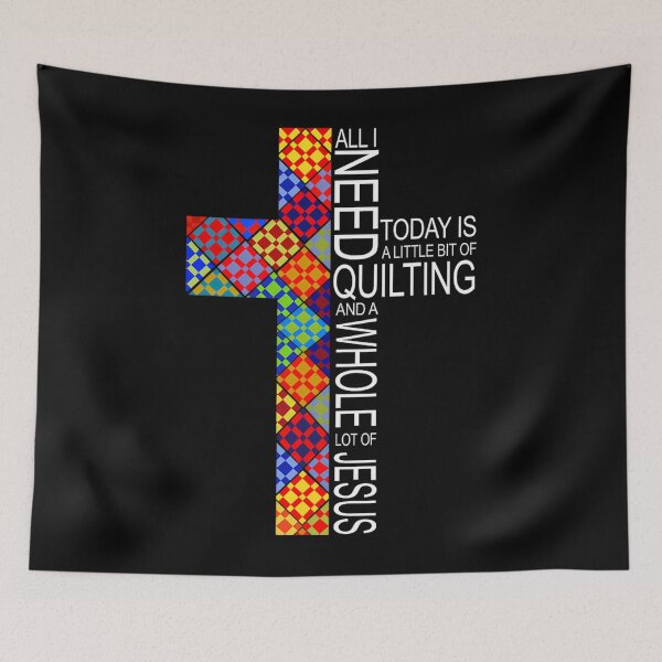 Item preview, Quilting 	 Whole Lot of Jesus Cross 	 For Quilters 		 designed and sold by domenadgdaju.