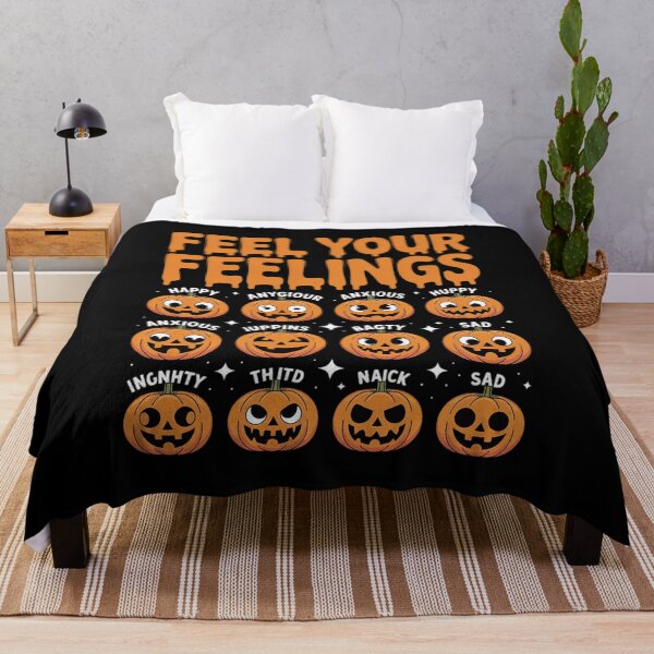 Item preview, Pumpkin Feel Your Feeling Mental Health Awareness Halloween designed and sold by AmparoBoyle.
