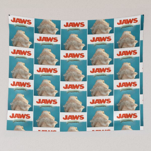 Item preview, Jaws Bearded Dragon Meme designed and sold by salvadorrojass.
