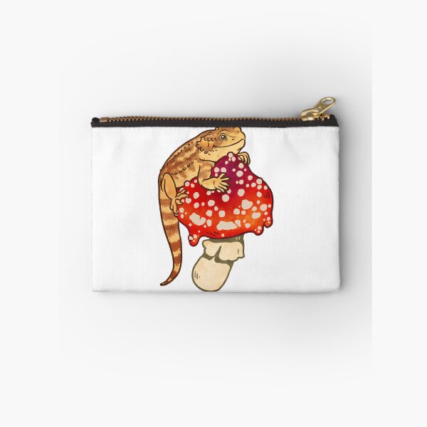 Item preview, Distinguished Bearded Dragon On Red Spotted Mushroom designed and sold by salvadorrojass.