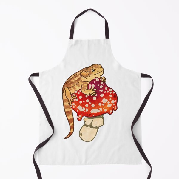 Item preview, Distinguished Bearded Dragon On Red Spotted Mushroom designed and sold by salvadorrojass.