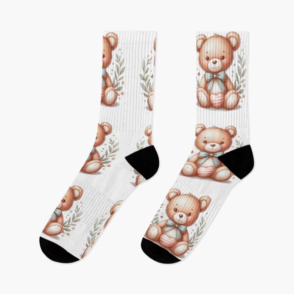 Item preview,  Cute teddy bear with flowers designed and sold by nicnacc.