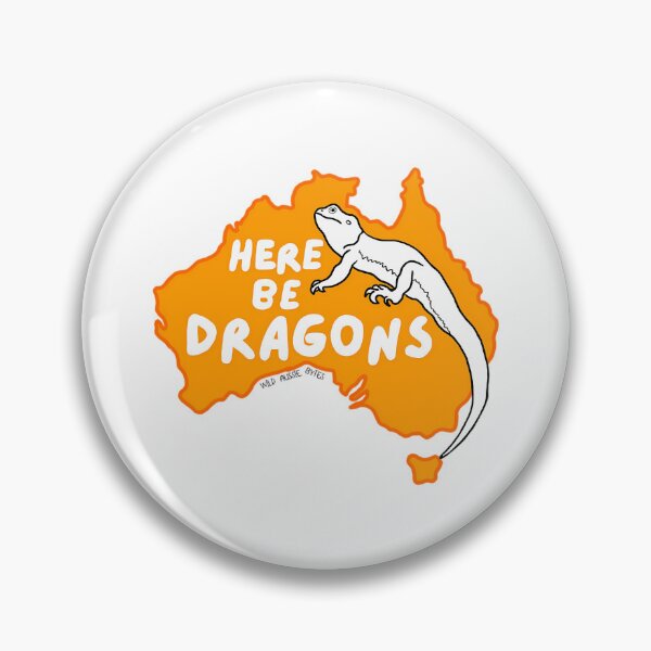 Item preview, Here Be Dragons (Colour 2) designed and sold by salvadorrojass.