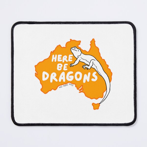 Item preview, Here Be Dragons (Colour 2) designed and sold by salvadorrojass.