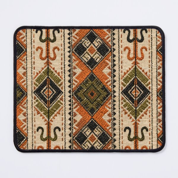 Item preview, Transylvanian Geometric Rug Pattern | Rustic Romanian Folk Art Diamond Motif designed and sold by Maximilianos.