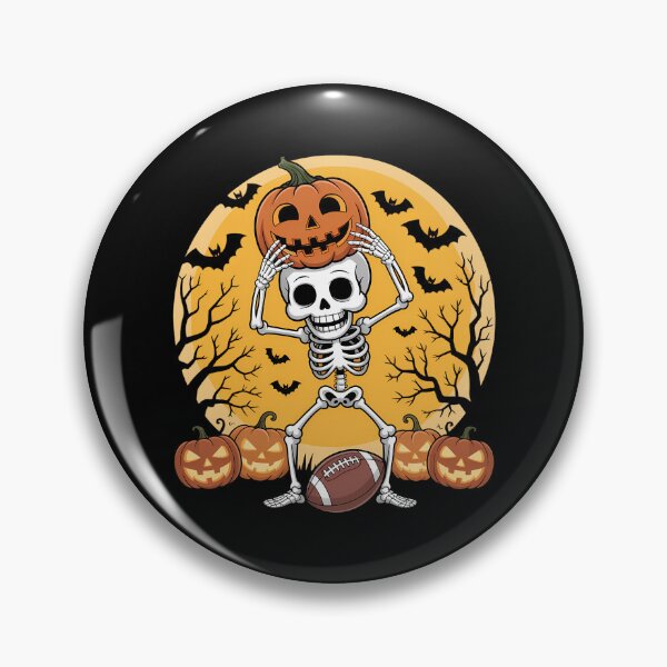 Item preview, Dabbing Football Pumpkin Skeleton Football Player Halloween designed and sold by Bandikonsalez.