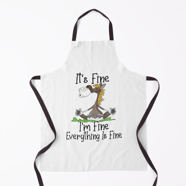 Item preview, It's Fine I'm Fine Everything Is Fine Funny Yoga Horse Nurse Swea		 designed and sold by lkhirwbrm.