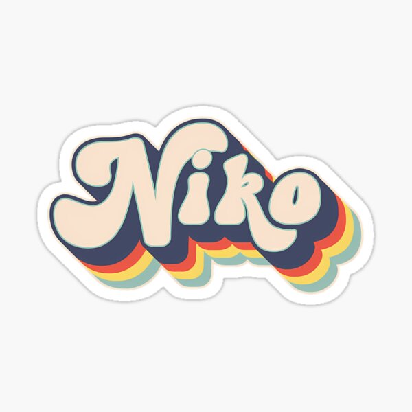 First Name Niko Stickers for Sale | Redbubble