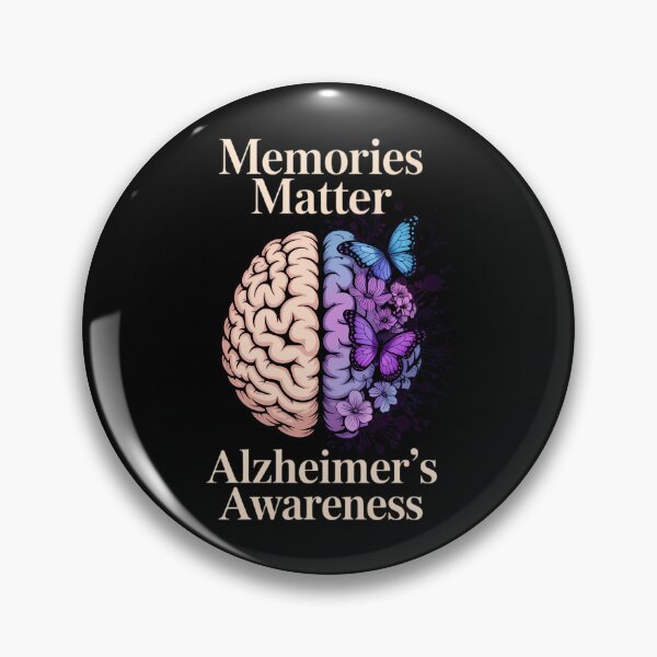 Item preview, Alzheimer's Dementia Awareness Support Brain Memories Matter designed and sold by papertaless.