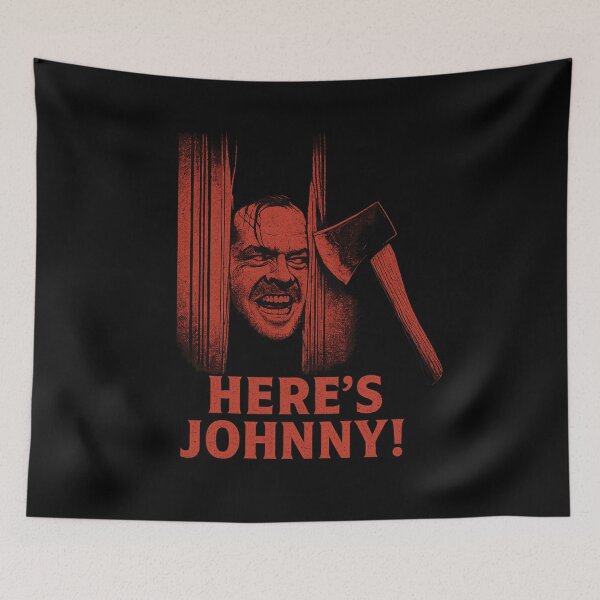 Item preview, The Shining – Here’s Johnny  Horror Art Inspired Design designed and sold by EternalVibes™.