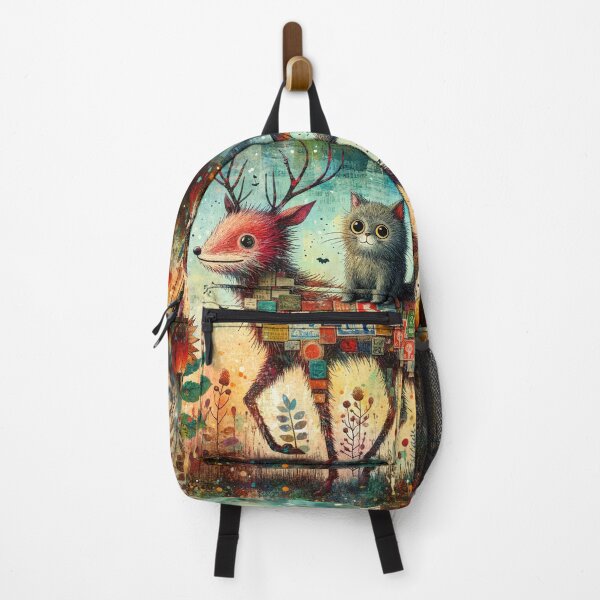Item preview, Cat Riding the Reindeer designed and sold by M-Y-A-R-T-.
