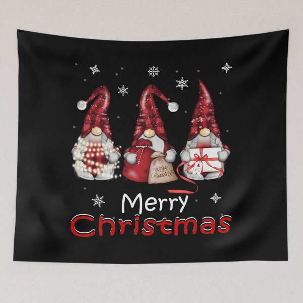 Item preview, Gnome Family Christmas 	s for 	 	 - Buffalo Plaid 		 designed and sold by lobbestutalak.