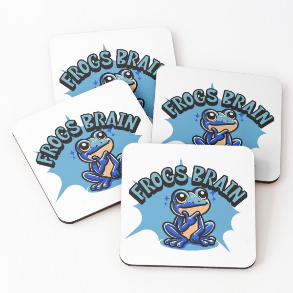 Item preview, Funny Frog T-Shirt – Frogs Brain Meme Design – Cute Cartoon Amphibian Gift designed and sold by Graphic Botique.