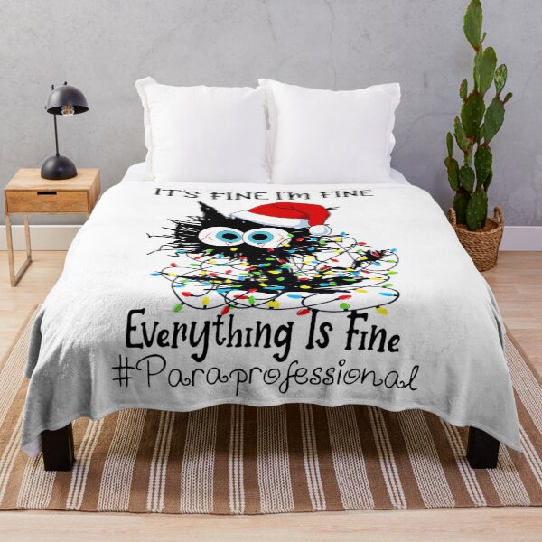 Item preview, It's Fine I'm Fine Everything Is Fine Paraprofessional Xmas designed and sold by lkhirwbrm.