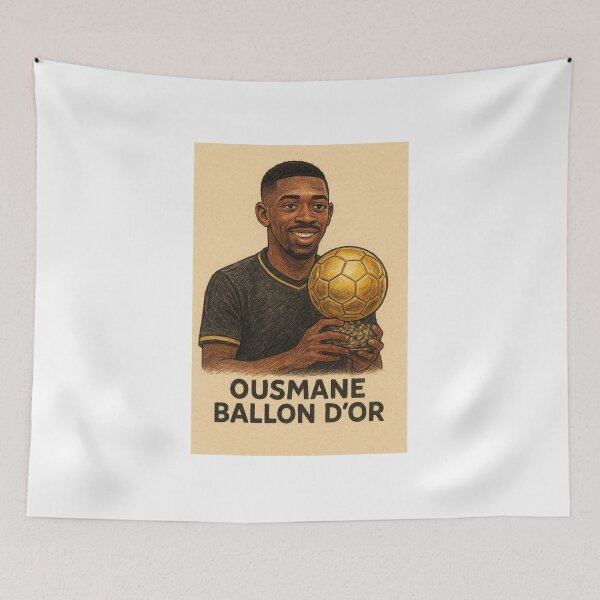 Item preview, Ousmane Dembele designed and sold by benjipillow.