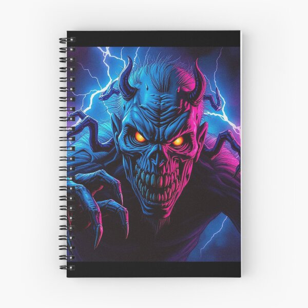 Item preview, Demonic evil creature cool heavy metal halloween artwork designed and sold by Vintage Designs +.
