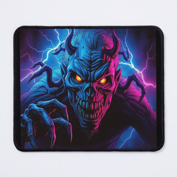 Item preview, Demonic evil creature cool heavy metal halloween artwork designed and sold by Vintage Designs +.