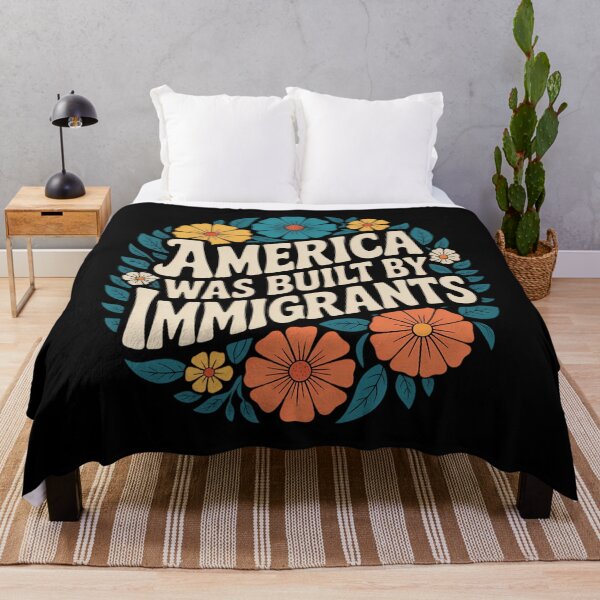 Item preview, America Was Built By Immigrants Flowers designed and sold by papertaless.
