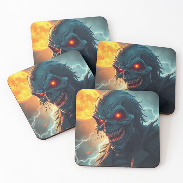 Item preview, Demonic evil creature cool heavy metal halloween artwork designed and sold by Vintage Designs +.