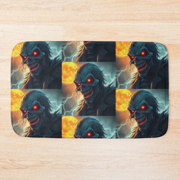 Item preview, Demonic evil creature cool heavy metal halloween artwork designed and sold by Vintage Designs +.