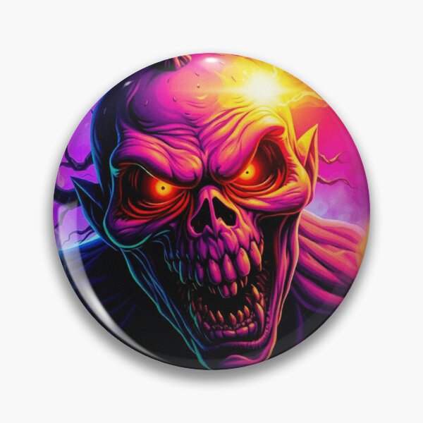 Item preview, Demonic evil creature cool heavy metal halloween artwork designed and sold by Vintage Designs +.