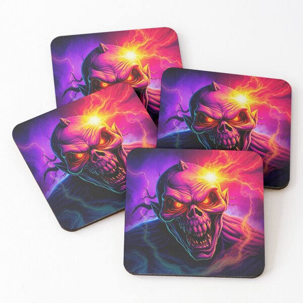 Item preview, Demonic evil creature cool heavy metal halloween artwork designed and sold by Vintage Designs +.