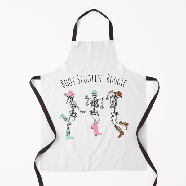 Item preview, Boot Scootin Boogie Skeletons Dancing Western Halloween 		 designed and sold by wildatrinkoo.