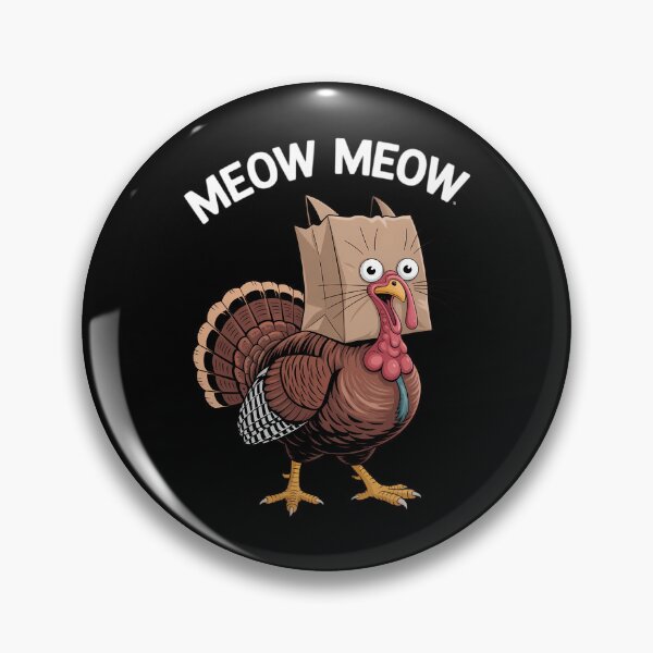 Item preview, Thanksgiving Turkey Cat Meow designed and sold by Bandikonsalez.