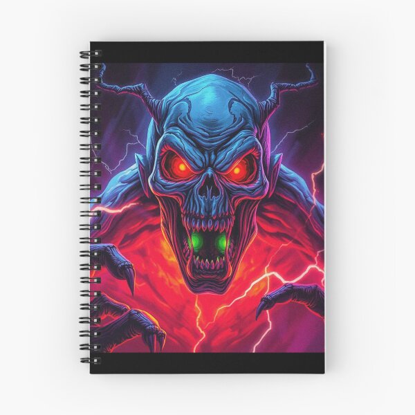 Item preview, Demonic evil creature cool heavy metal halloween artwork designed and sold by Vintage Designs +.