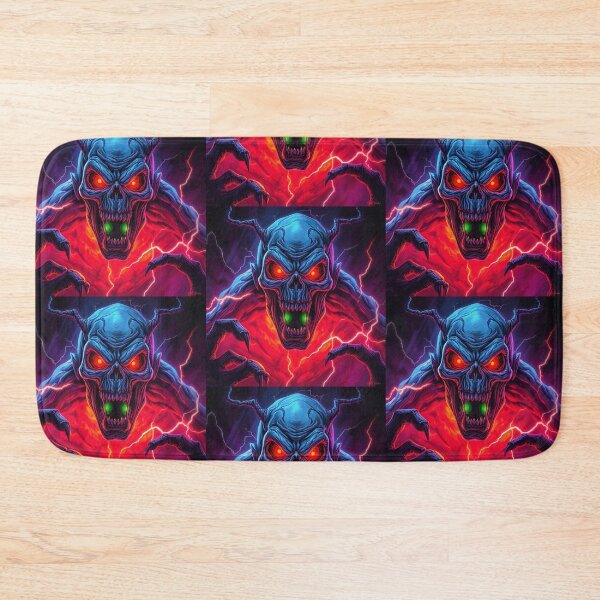 Item preview, Demonic evil creature cool heavy metal halloween artwork designed and sold by Vintage Designs +.