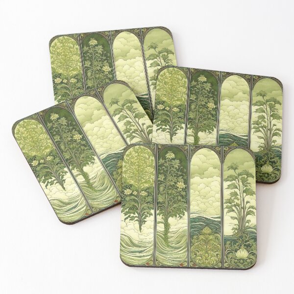 Item preview, Verdant Nouveau Panels designed and sold by LanaGustavsson.