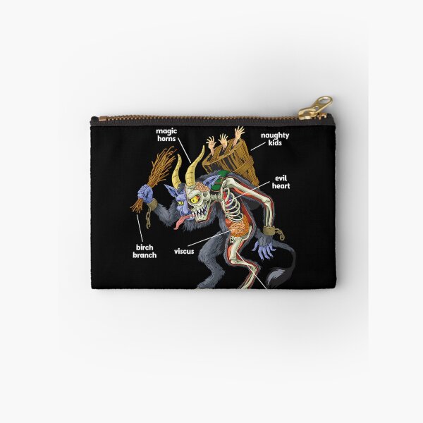 Item preview, Gruss Vom Krampus Anatomy Germanic Christmas Demon Horror 		 designed and sold by imolauzawaq.