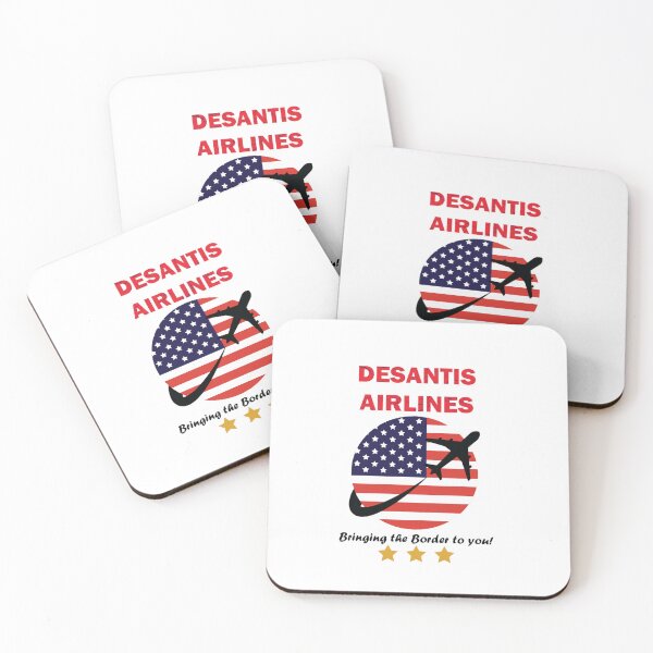 Item preview, Desantis Airlines Bringing The Border To You (1) designed and sold by silasrory.