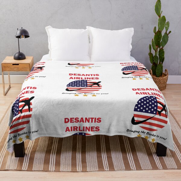 Item preview, Desantis Airlines Bringing The Border To You (1) designed and sold by silasrory.