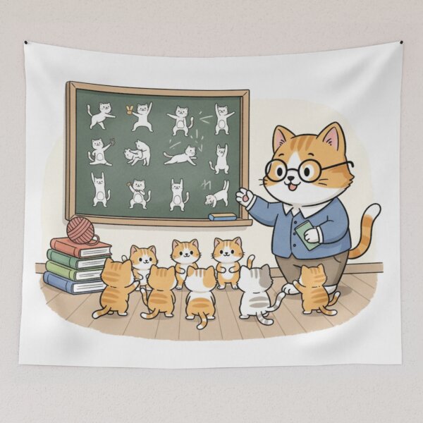 Item preview, Teacher Cat's Lesson designed and sold by Iuqiune.