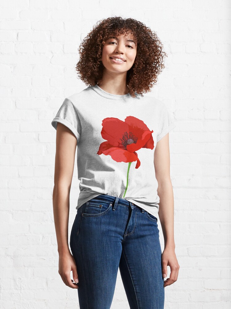 poppy t shirt for sale